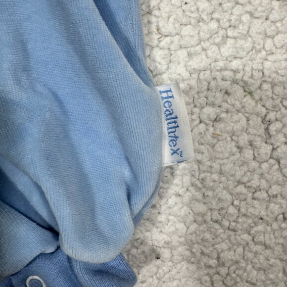 Vtg Healthtex Baby Boys Velour Jumper One Piece Size 6-9 months Lil Flyer - Picture 3 of 5